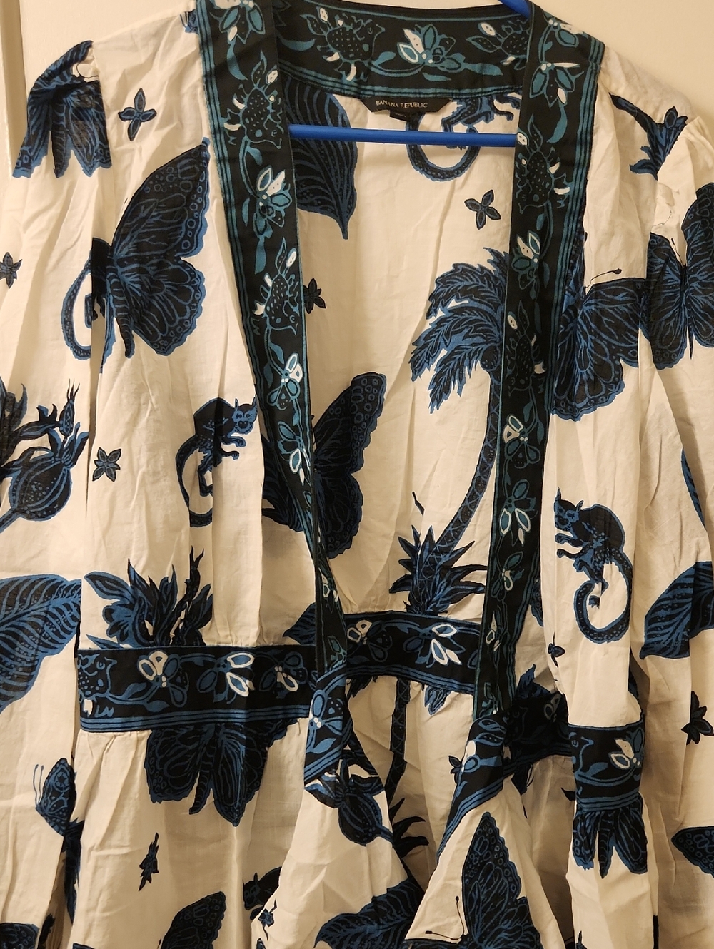 Banana Republic Floral Blouse size XXL - Picture 4 of 7